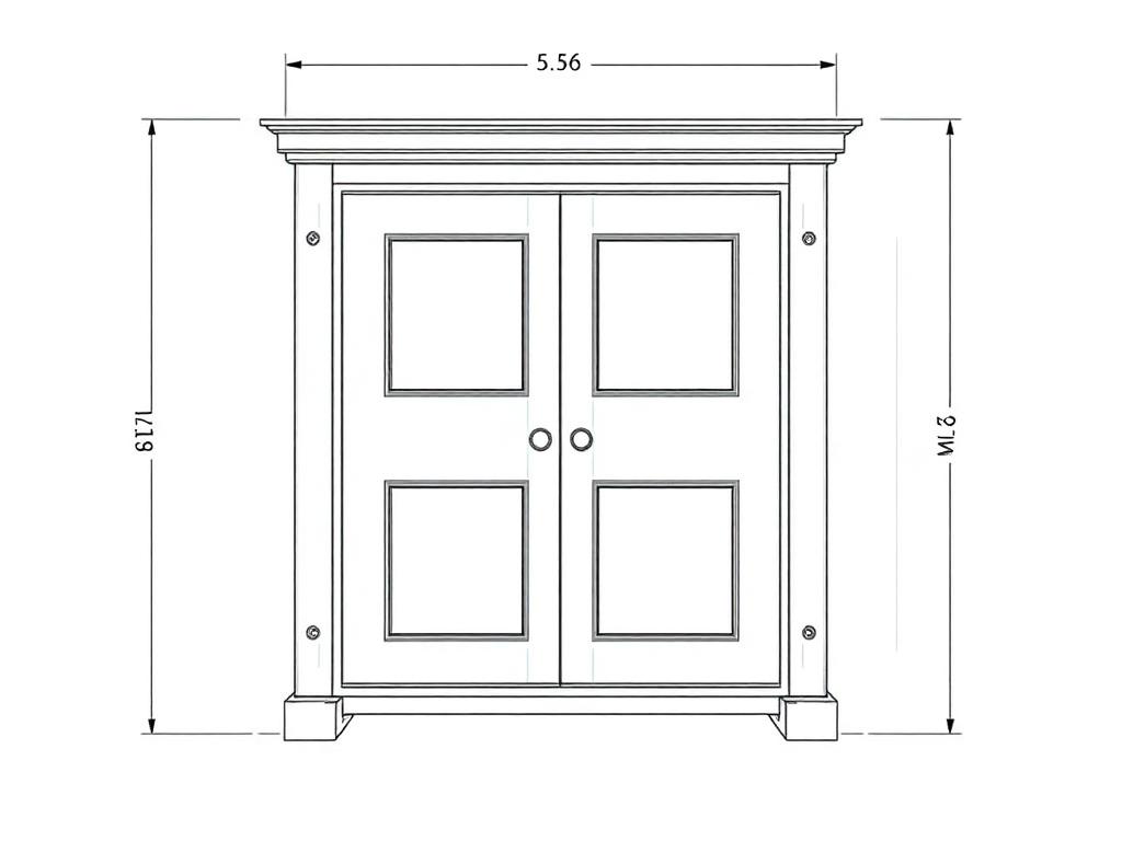 Plano técnico con cotas listo para el taller